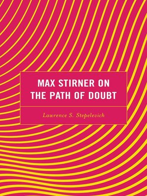 cover image of Max Stirner on the Path of Doubt